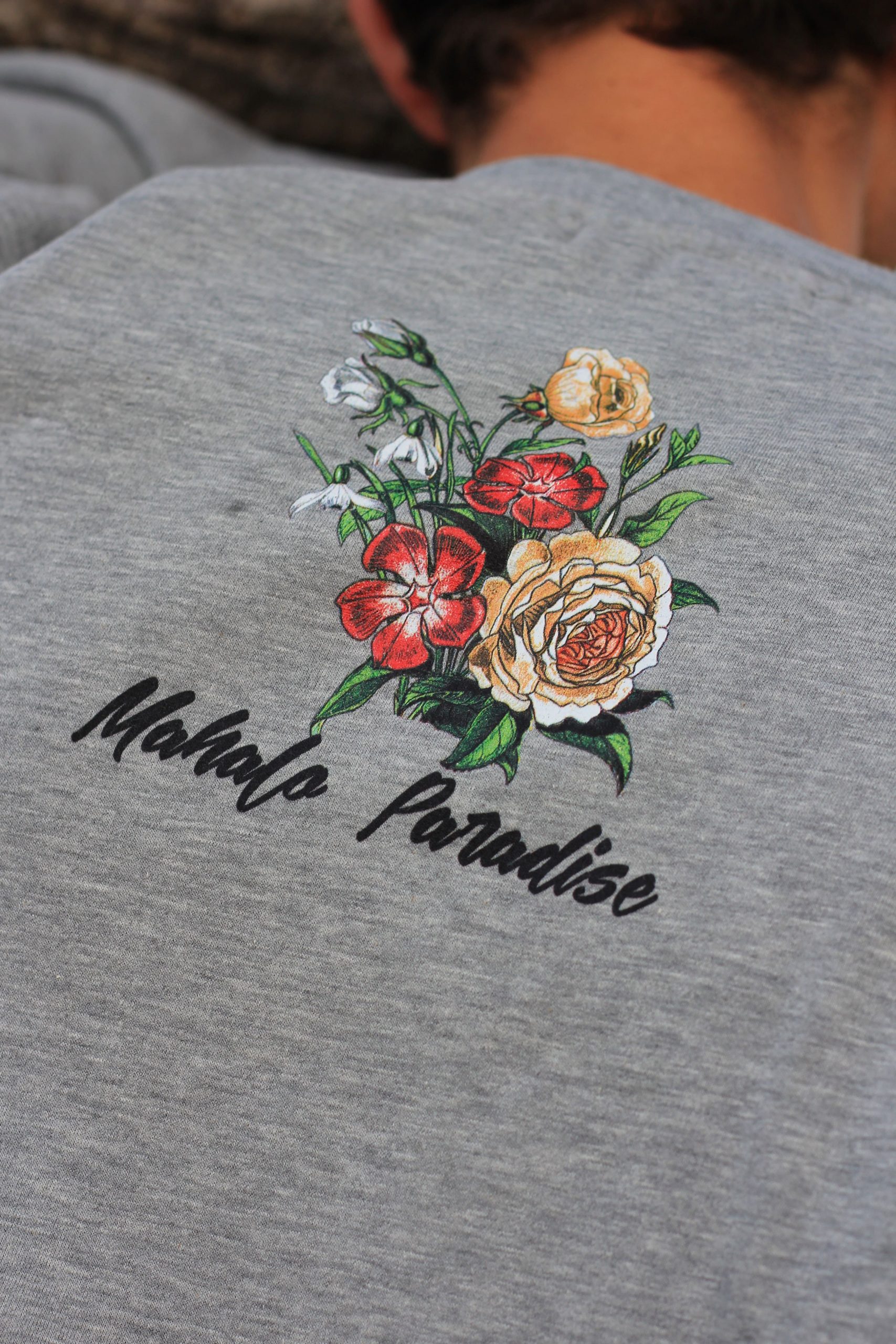 Sudadera Grey Skateflowers - Imagen 4