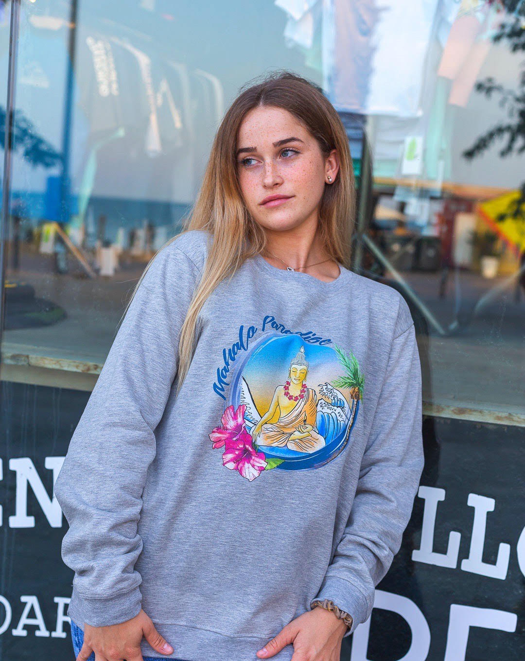 Sudadera Grey Mahalo