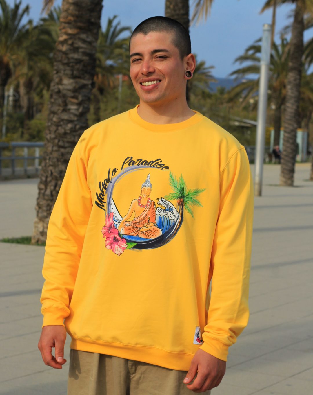 Sudadera Yellow Mahalo